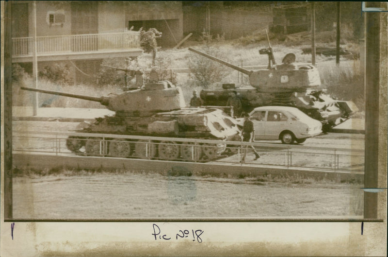 Tanks of the National Guard - Vintage Photograph