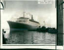 Queen Elizabeth 2 Ship - Vintage Photograph