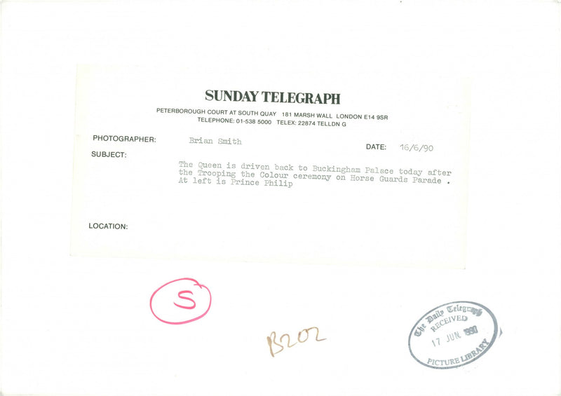 Trooping the Colour - Vintage Photograph