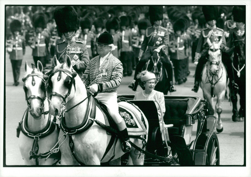 Trooping the Colour - Vintage Photograph