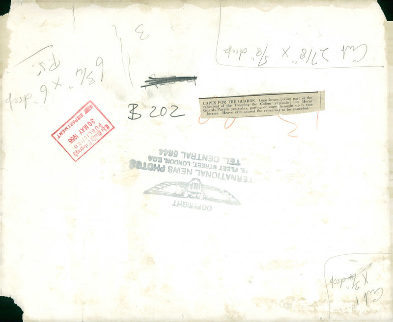 Trooping the Colour - Vintage Photograph