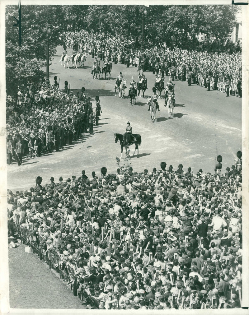 Trooping the Colour - Vintage Photograph