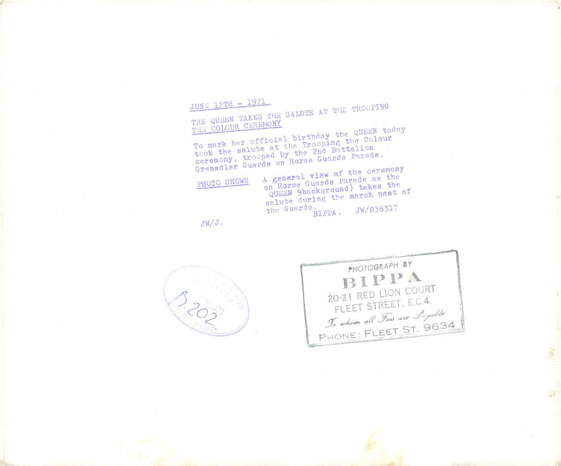 Trooping the Colour - Vintage Photograph