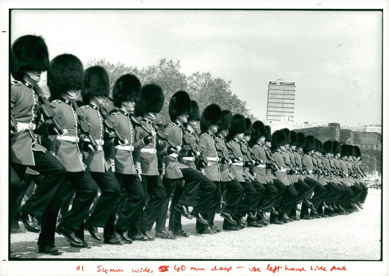 Trooping the Colour - Vintage Photograph