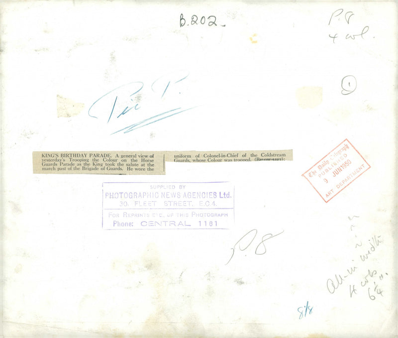 Trooping the Colour - Vintage Photograph