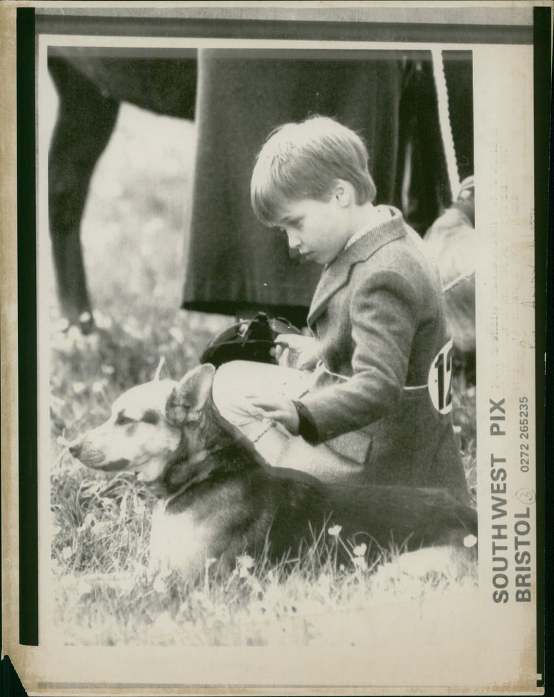 Prince William, Duke of Cambridge Royal Knight of the Garter - Vintage Photograph