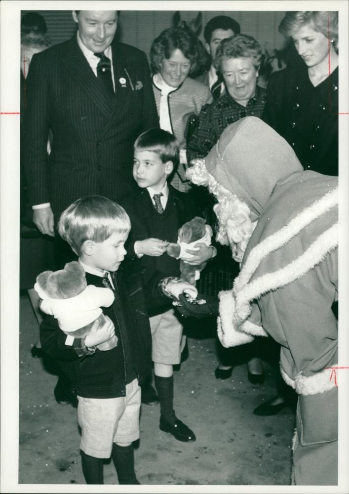 Prince William and prince harry. - Vintage Photograph