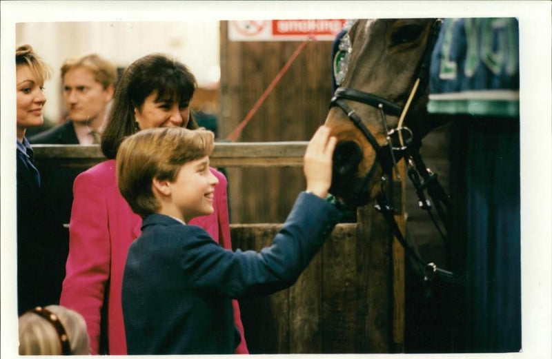 prince willian and prince harry. - Vintage Photograph