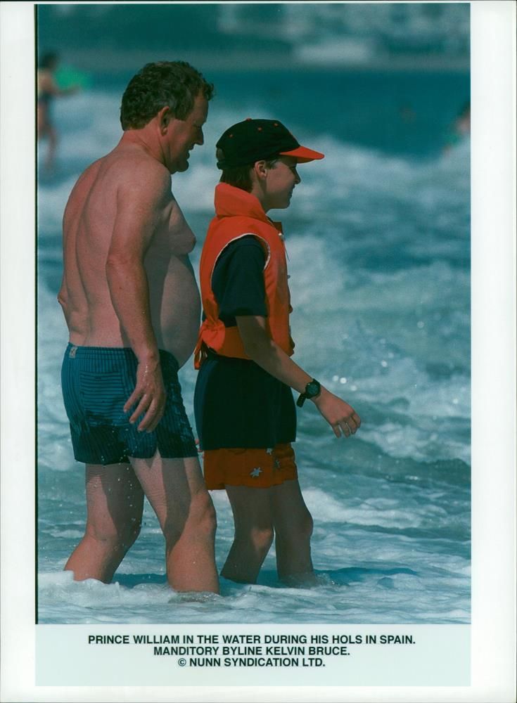 Prince William and kelvin bruce. - Vintage Photograph