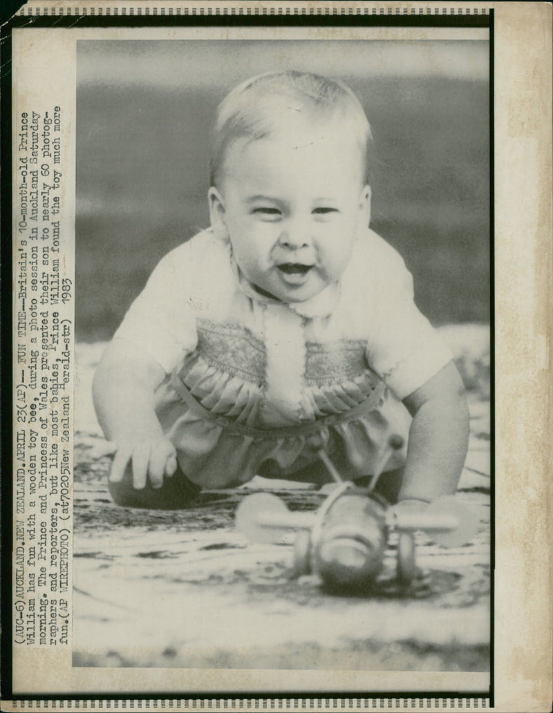 Prince William, Duke of Cambridge - Vintage Photograph