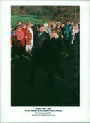 Prince William, Duke of Cambridge his father Prince Charles. - Vintage Photograph