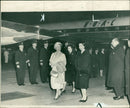 Queen Elizabeth The Queen Motherarrives home. - Vintage Photograph