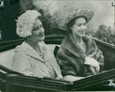 Queen Elizabeth The Queen Mother and Princess MArgarett. - Vintage Photograph