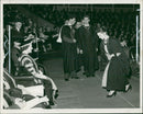 GraduatesQueen Elizabeth The Queen presented to  Mother. - Vintage Photograph