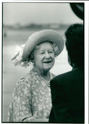 Queen Elizabeth The Queen Mother. - Vintage Photograph