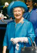 Queen Elizabeth The Queen Mother. - Vintage Photograph