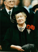 Queen Elizabeth The Queen Mother. - Vintage Photograph
