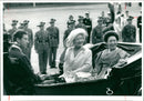 Prince Charles, The Queen Mother and Princess Margaret. - Vintage Photograph