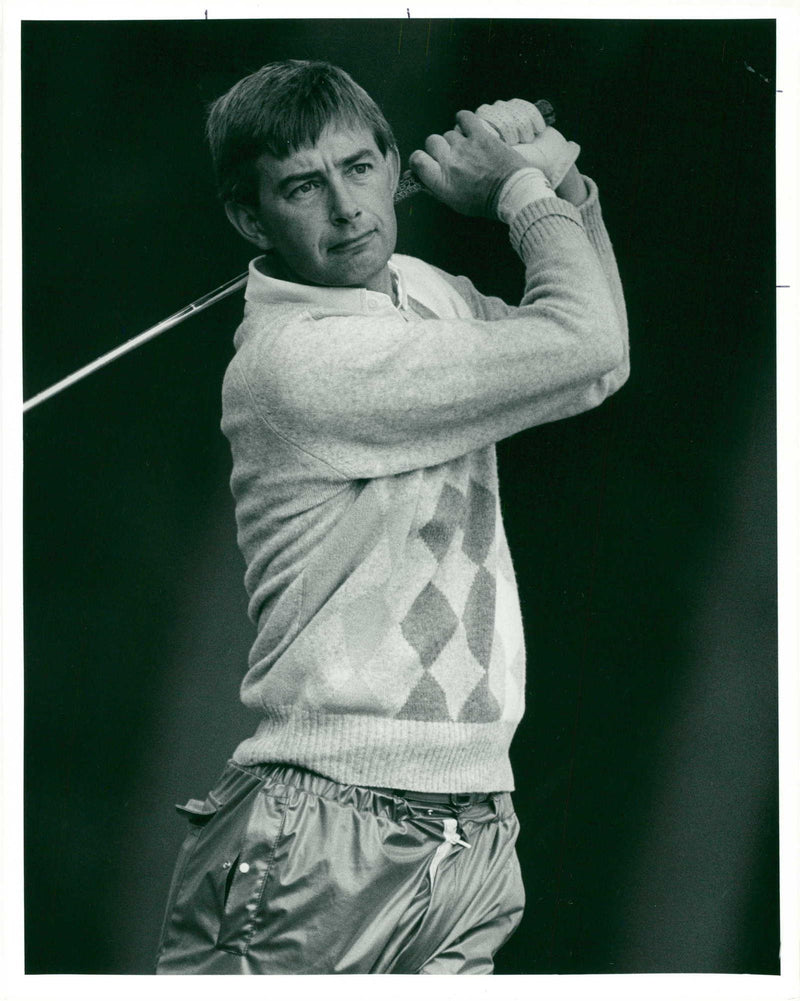 Scottish golfer Ken Brown - Vintage Photograph