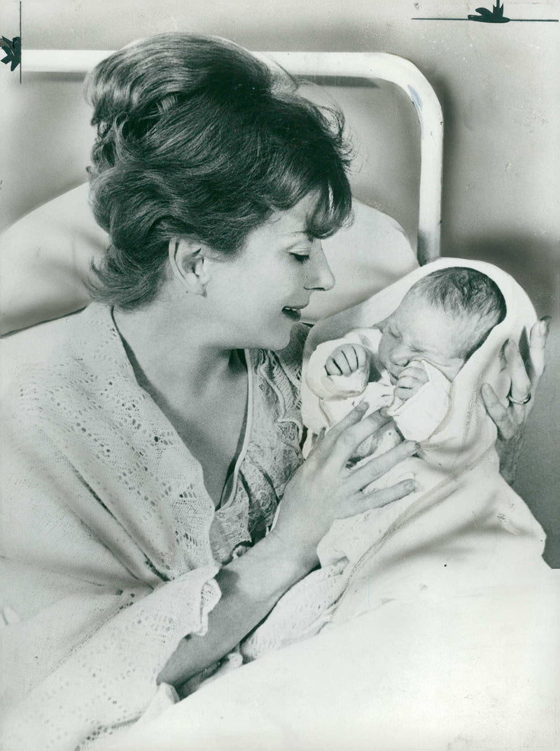 Joan Greenwood with her son - Vintage Photograph