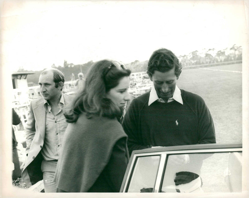 Countess Angelika Lazansky & Prince Charles - Vintage Photograph