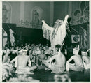 Scout movement 1957, scouts gathered at the founder of the Concert Hall's grand hall - Vintage Photograph