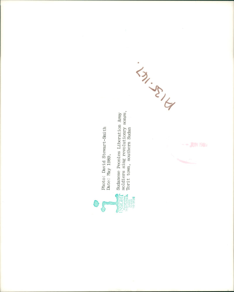 Second Sudanese Civil War - Vintage Photograph