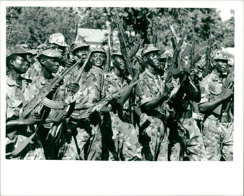 Second Sudanese Civil War - Vintage Photograph