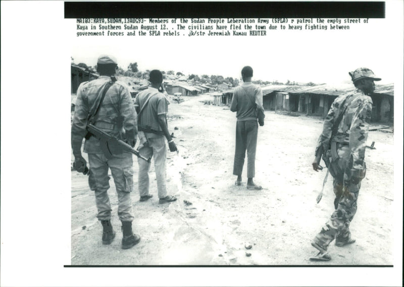 Second Sudanese Civil War - Vintage Photograph