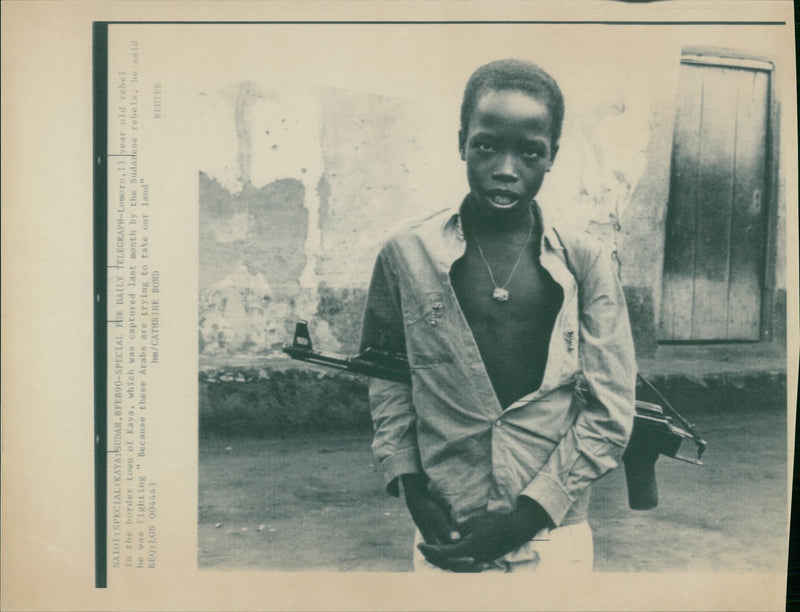 Second Sudanese Civil War - Vintage Photograph