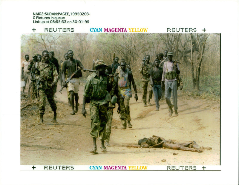 Second Sudanese Civil War - Vintage Photograph