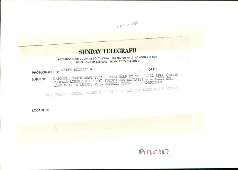 Second Sudanese Civil War - Vintage Photograph