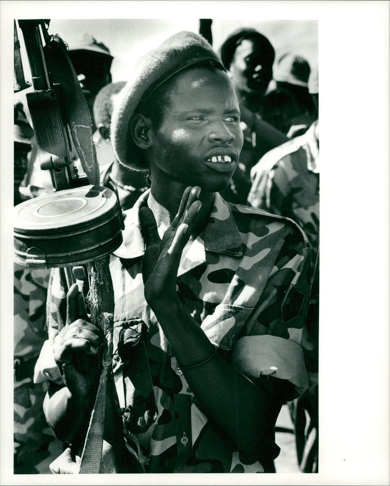Second Sudanese Civil War - Vintage Photograph