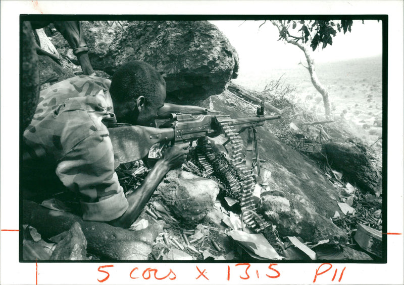 Second Sudanese Civil War - Vintage Photograph