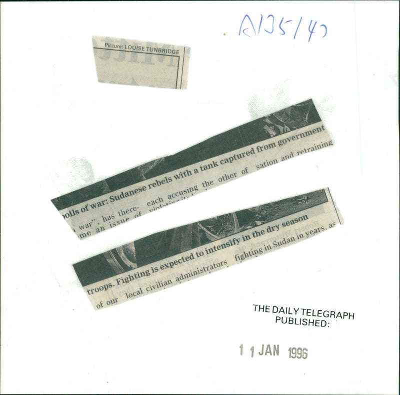 Second Sudanese Civil War - Vintage Photograph