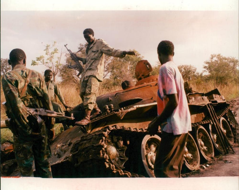 Second Sudanese Civil War - Vintage Photograph