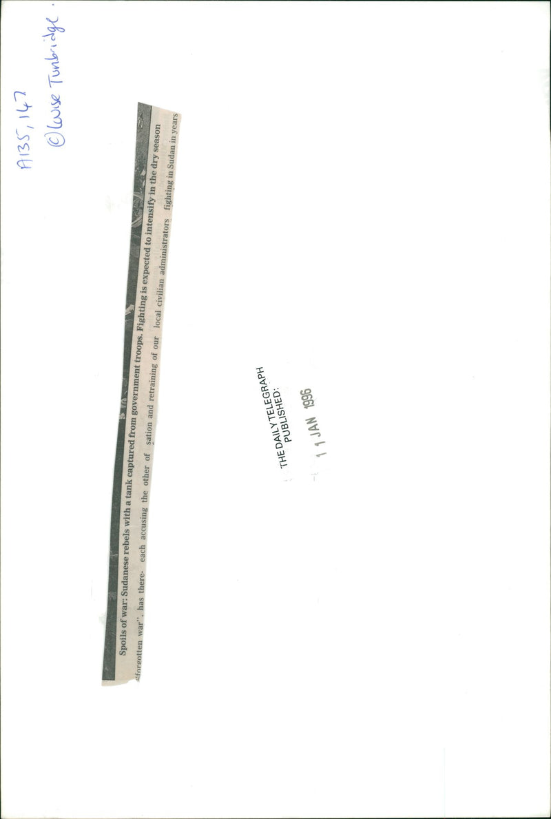 Second Sudanese Civil War - Vintage Photograph