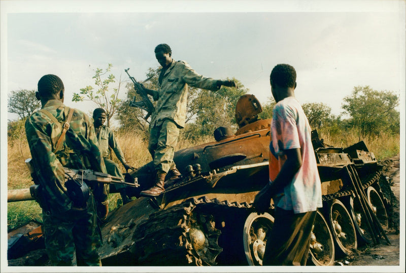 Second Sudanese Civil War - Vintage Photograph