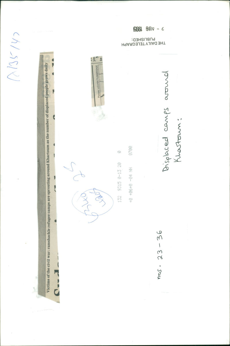 Second Sudanese Civil War - Vintage Photograph