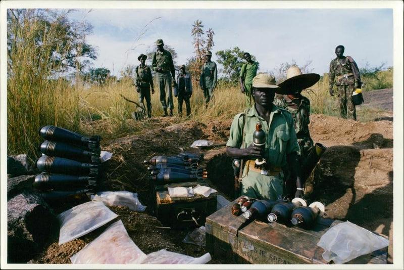 Second Sudanese Civil War - Vintage Photograph