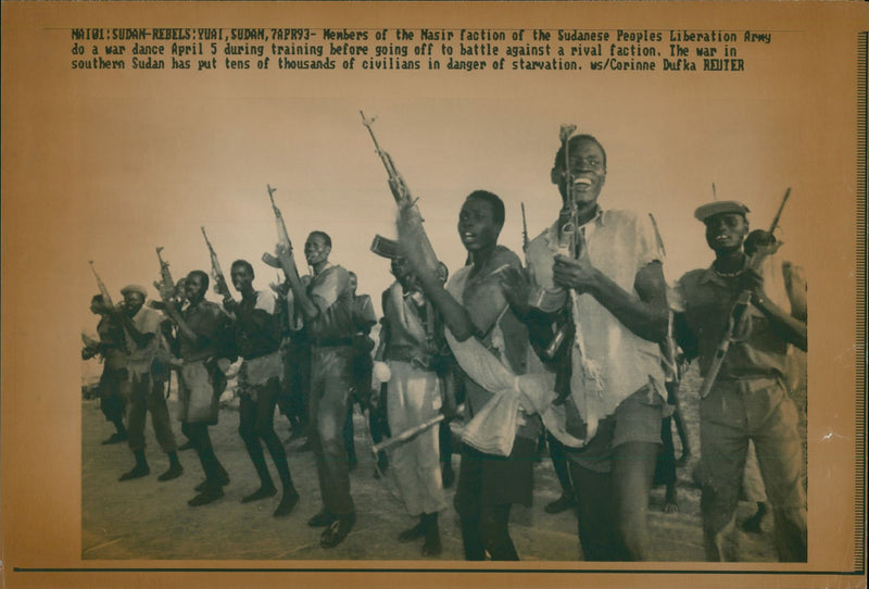 Second Sudanese Civil War - Vintage Photograph