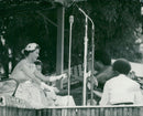 English Queen Elizabeth visits Fiji in 1953 - Vintage Photograph