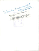 King Frederik of Denmark, Queen Ingrid, King Gustaf VI Adolf, Queen Louise and Prince Bertil's Signatures in the City Hall Guest Book - Vintage Photograph