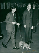 Prince Charles of Wales at Liverpool Street Station. - Vintage Photograph
