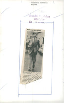 Prince Charles of Wales on his way to a lesson in Welsh. - Vintage Photograph