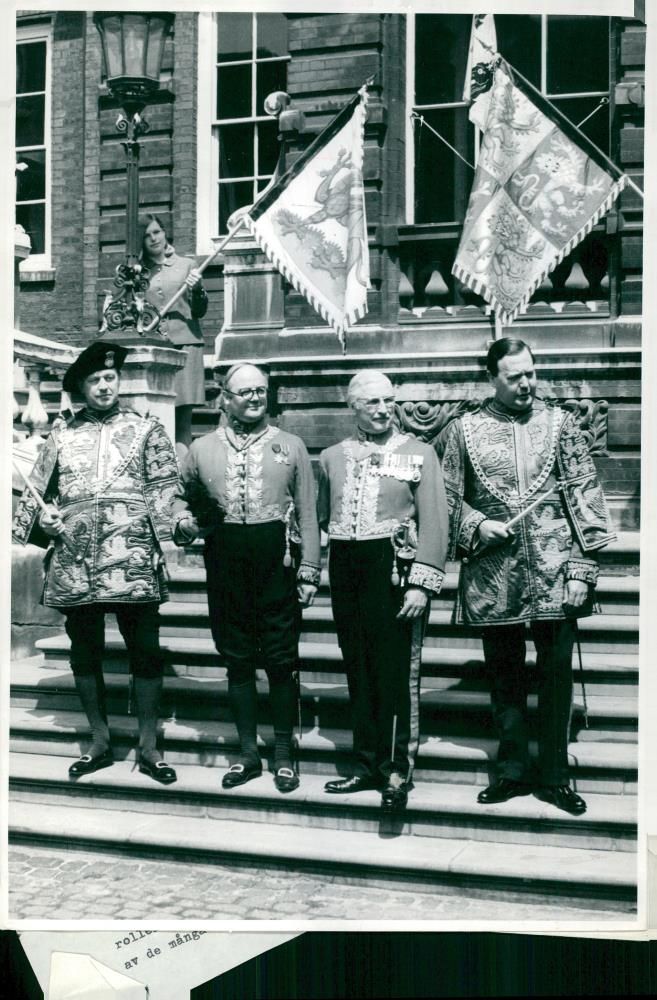 Caernarfon where Prince Charles of Wales is to be crowned. - Vintage Photograph