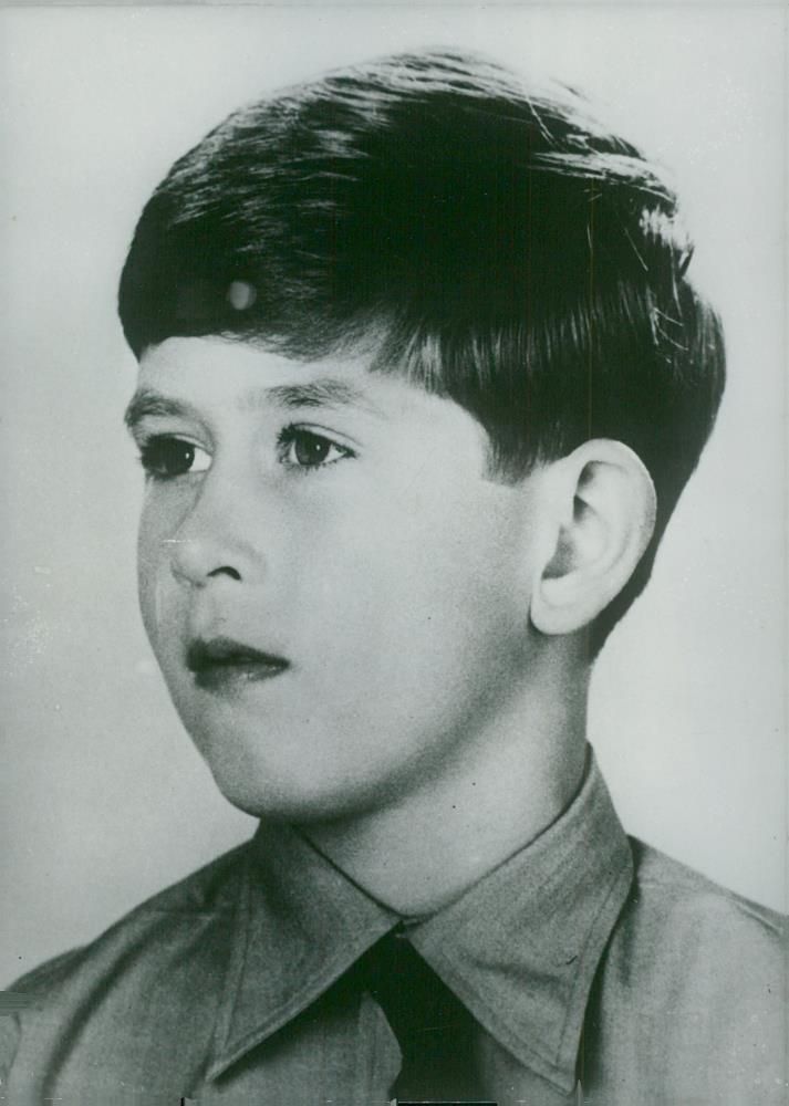 Prince Charles on his 8th birthday - Vintage Photograph