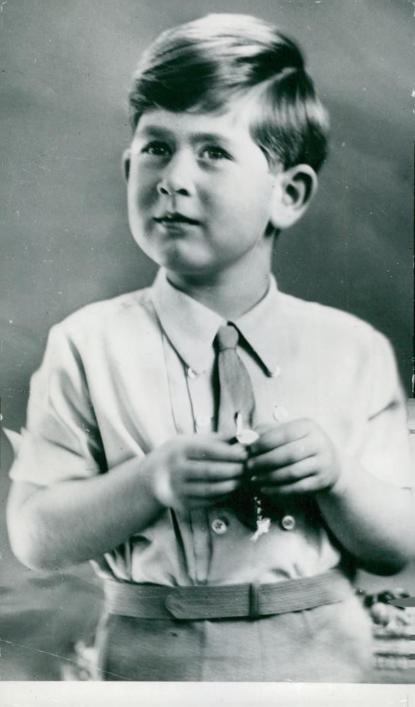 Prince Charles on his 5th birthday - Vintage Photograph