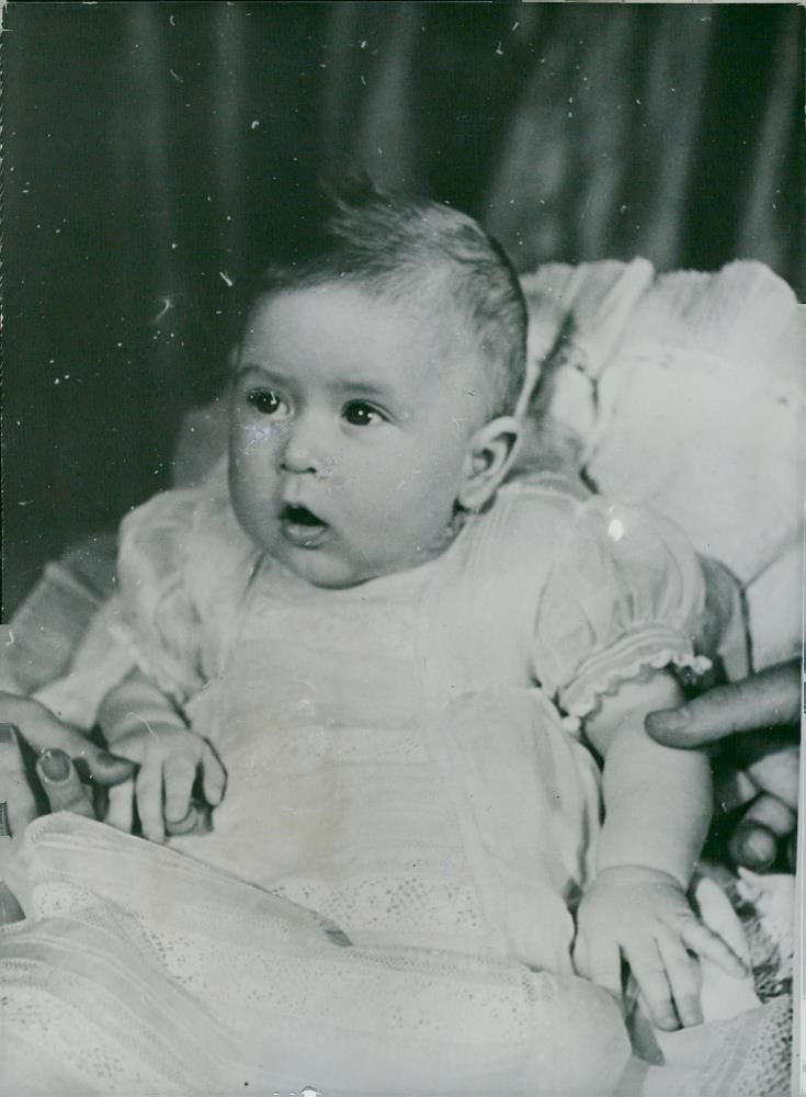 Prince Charles, 19 weeks old - Vintage Photograph