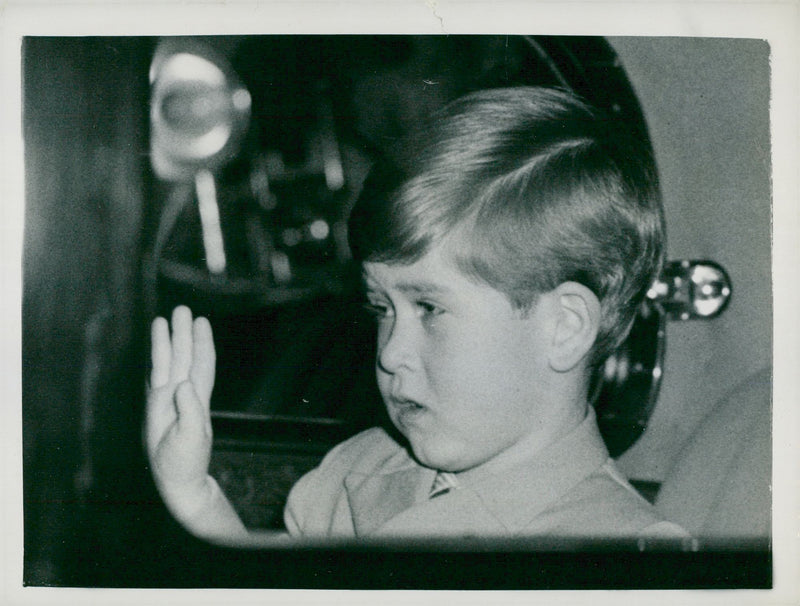 Prince Charles on his 4th birthday - Vintage Photograph